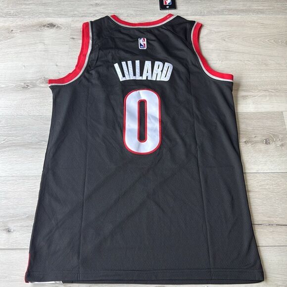 Nike Damian Lillard Portland Trail Blazers SwingmanJersey Icon Edition Black NWT - Picture 5 of 5